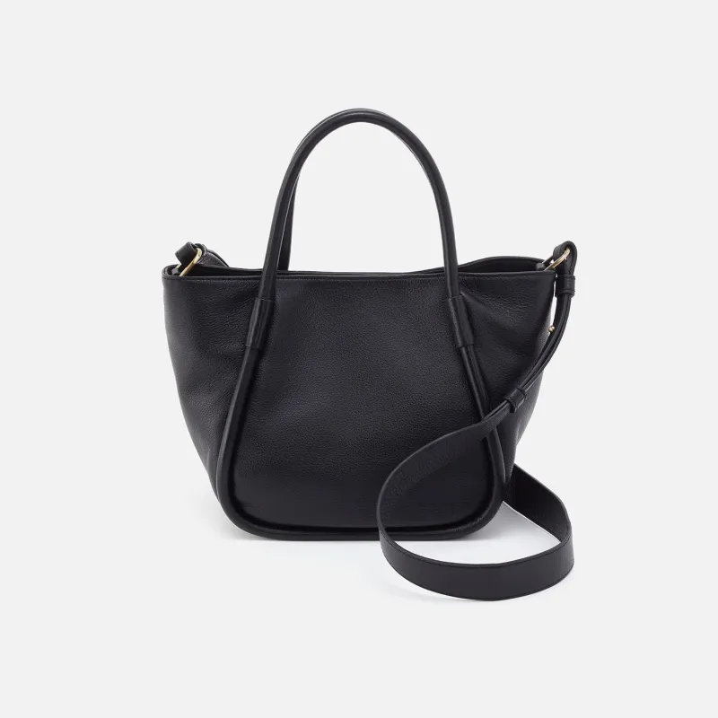 Margot Satchel In Pebbled Leather - Black sold by HOBO