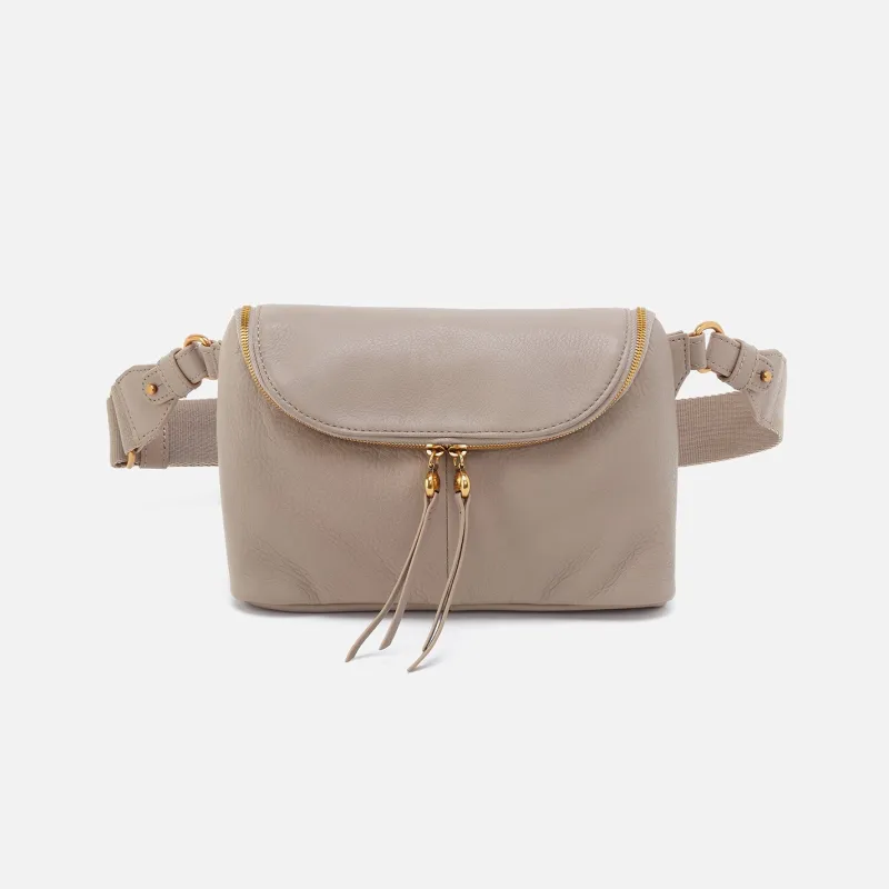 Fern Large Belt Bag in Pebbled Leather - Taupe sold by HOBO