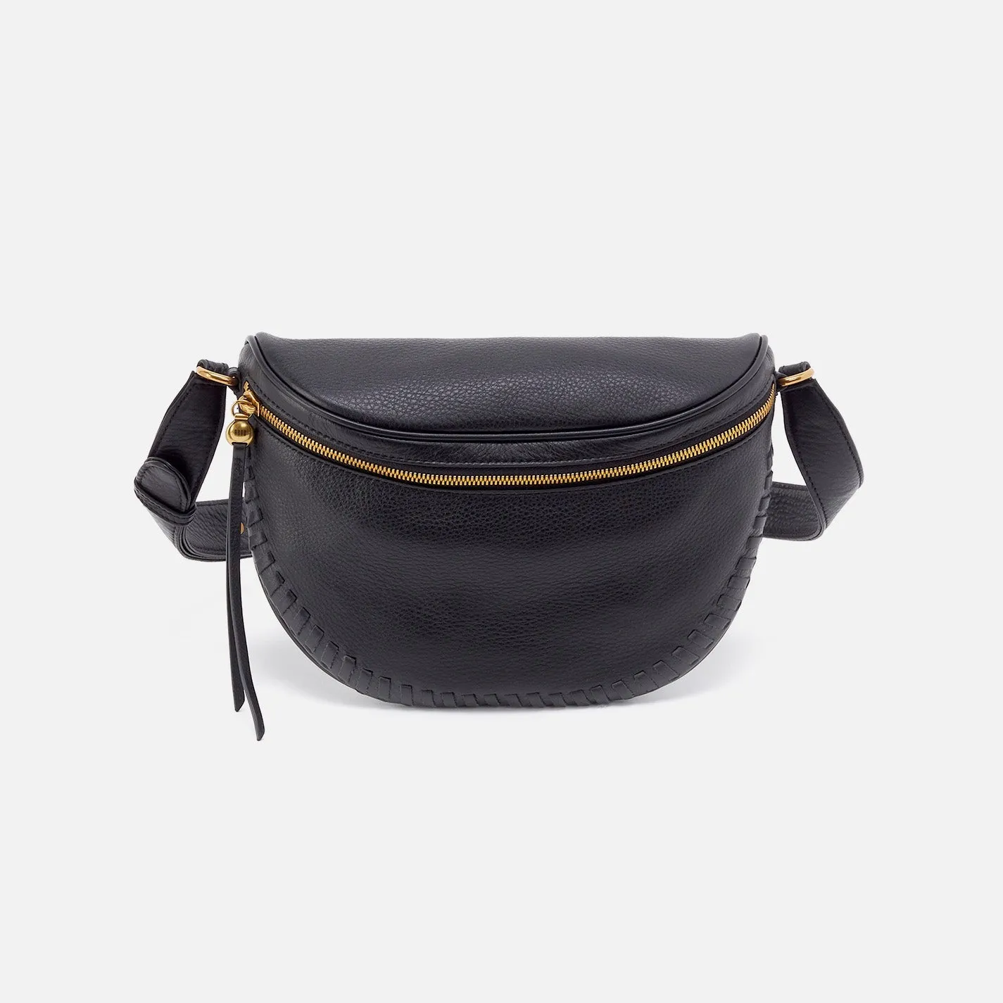 Juno Belt Bag In Pebbled Leather - Black sold by HOBO