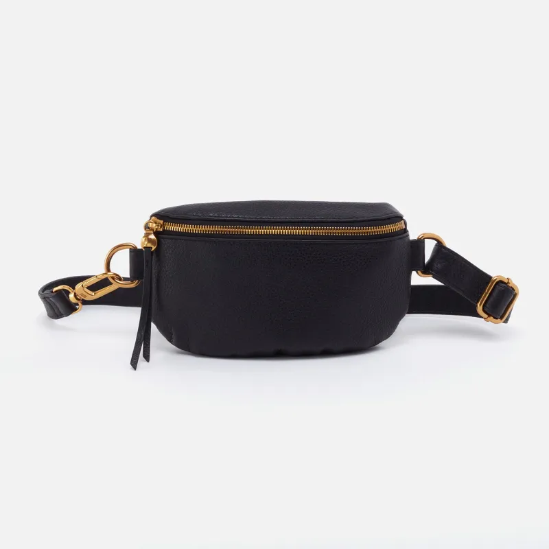 Fern Belt Bag In Pebbled Leather - Black sold by HOBO