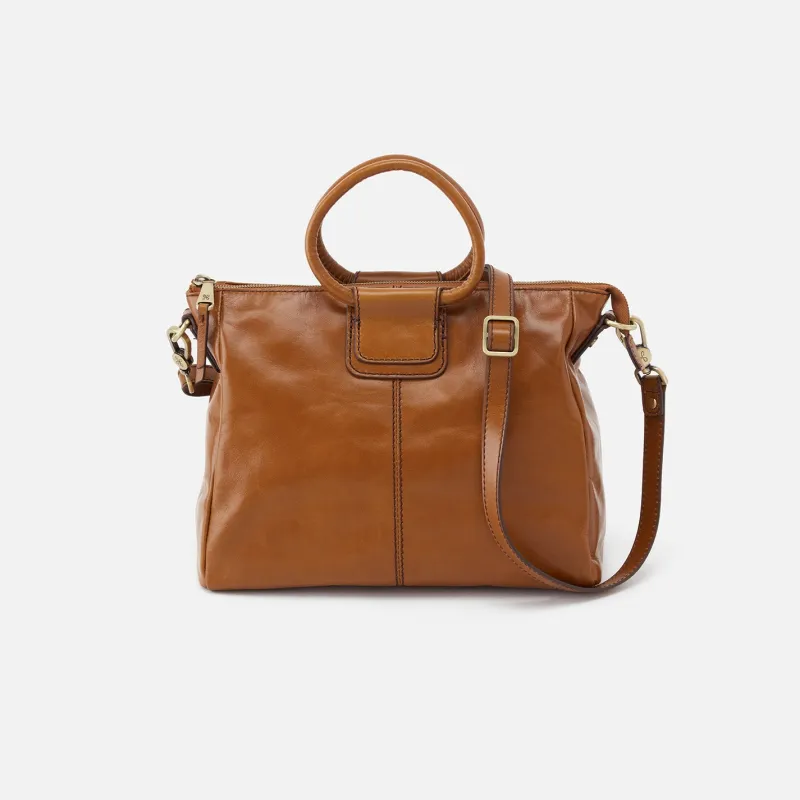 Sheila Medium Satchel In Polished Leather - Truffle sold by HOBO
