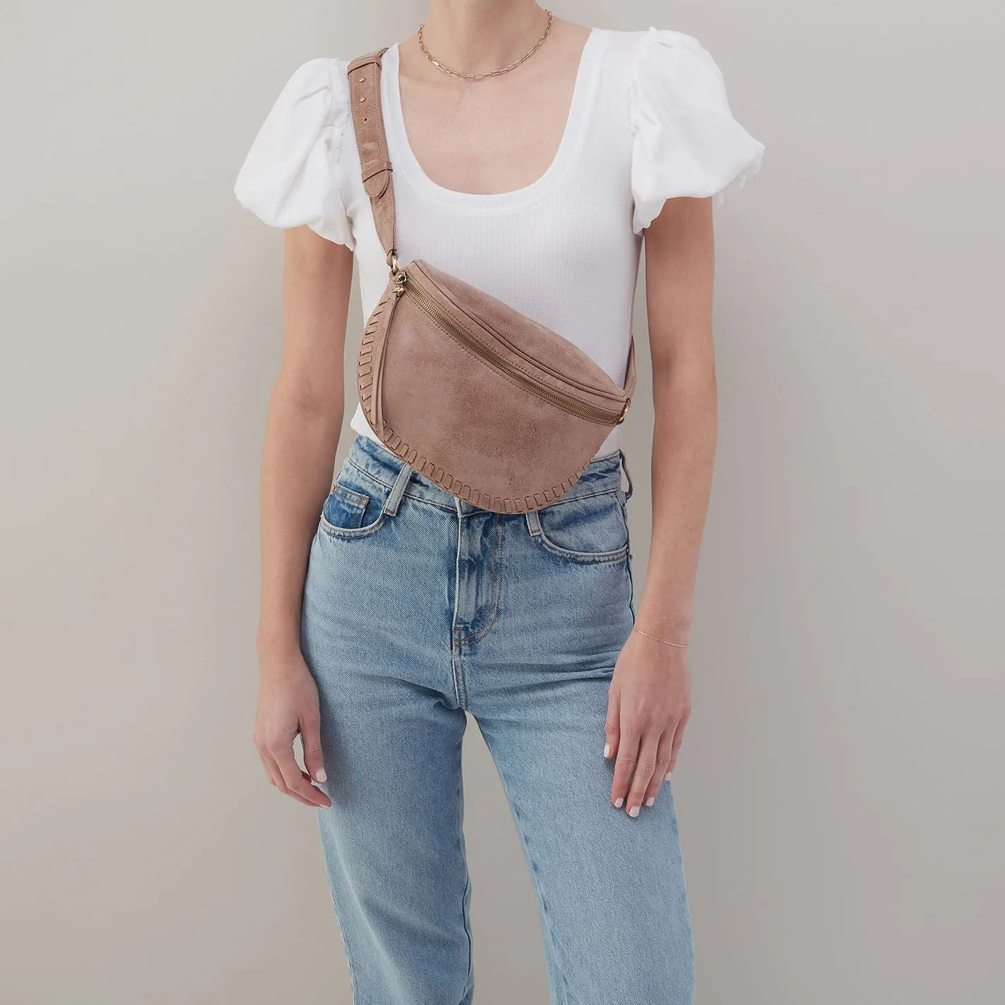 Juno Belt Bag In Buffed Leather - Hazel sold by HOBO product image thumbnail 2