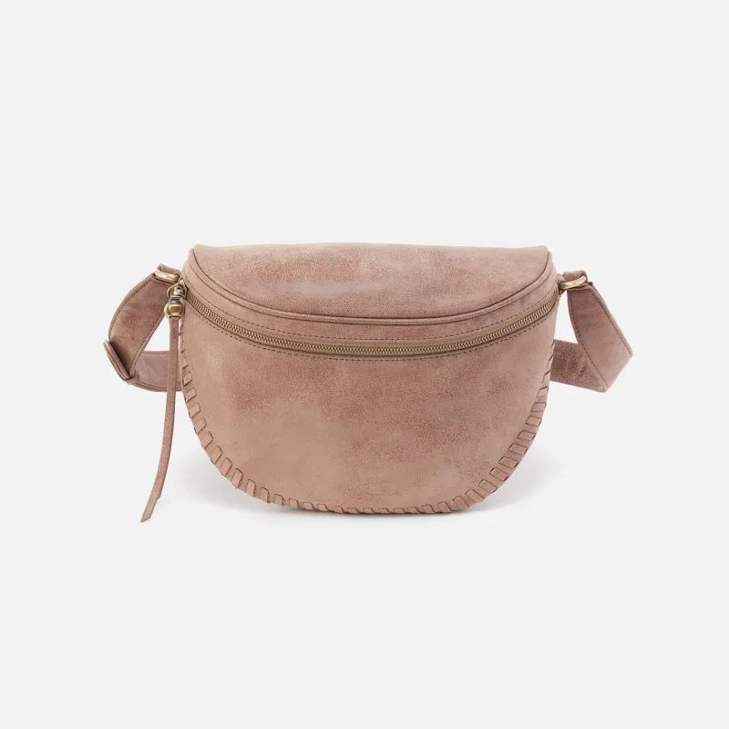 Juno Belt Bag In Buffed Leather - Hazel sold by HOBO