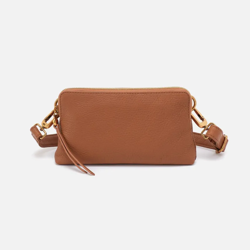 Fern Slim Belt Bag In Pebbled Leather - Warm Honey sold by HOBO