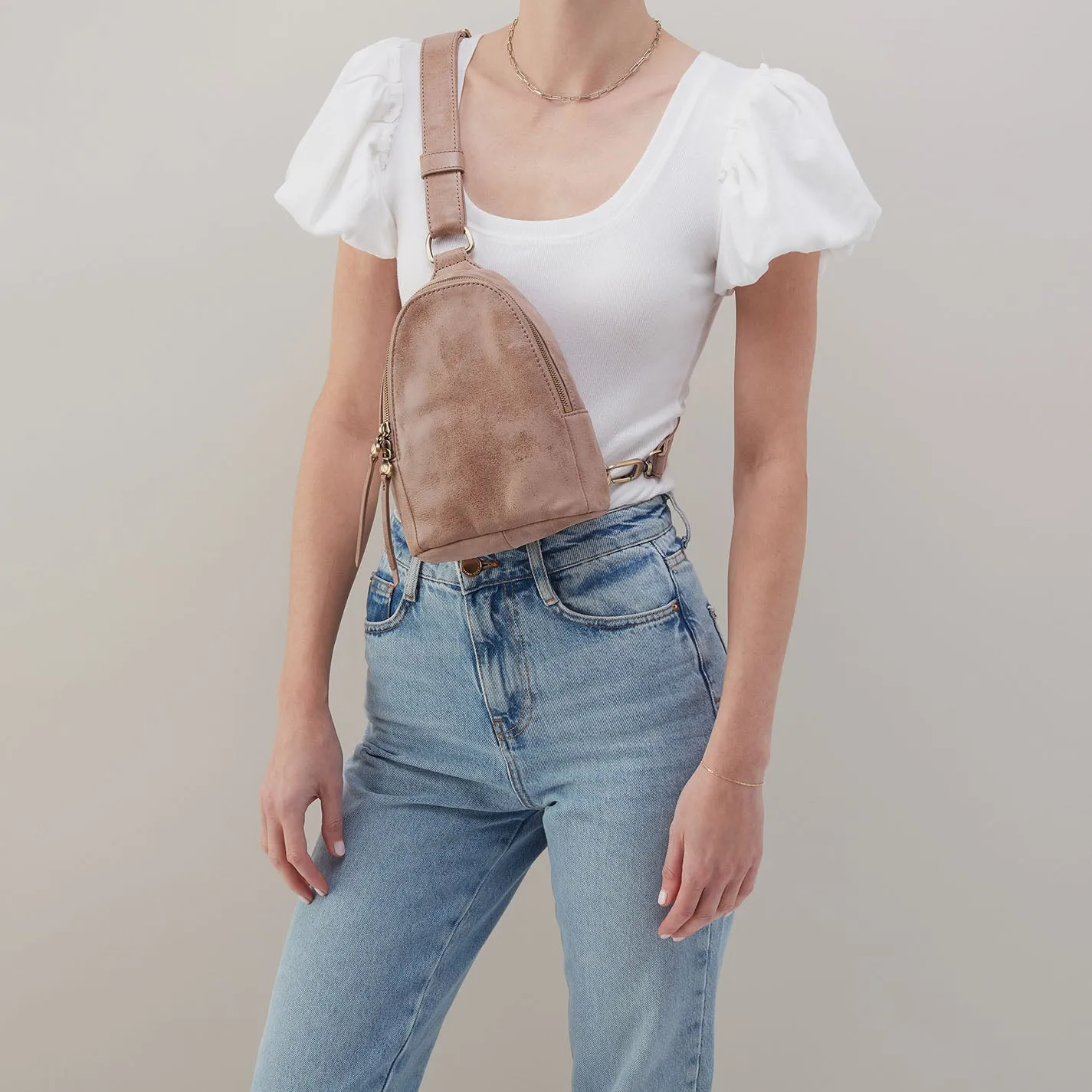 Fern Sling in Buffed Leather - Hazel sold by HOBO product image thumbnail 3