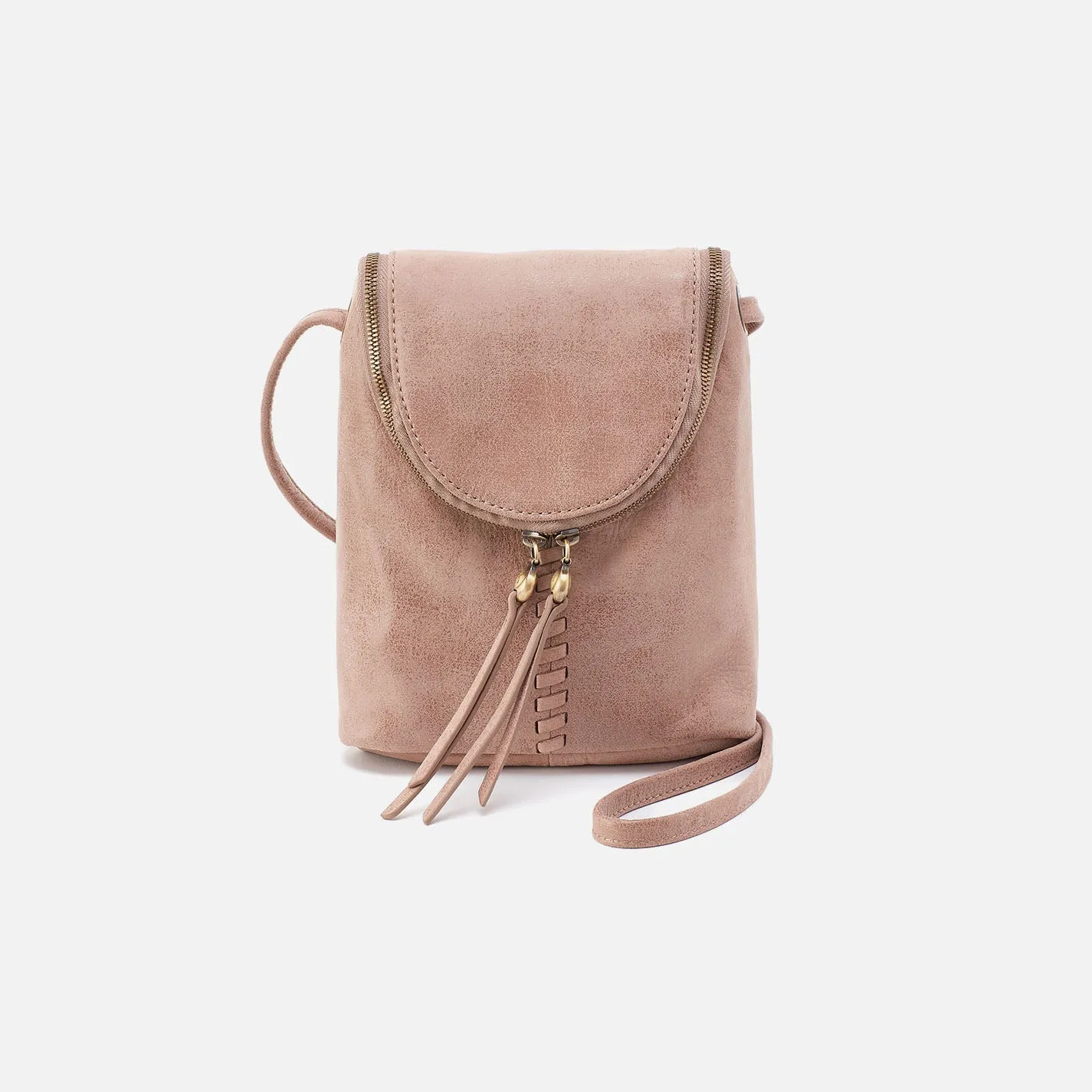 Fern Crossbody in Buffed Leather - Hazel sold by HOBO