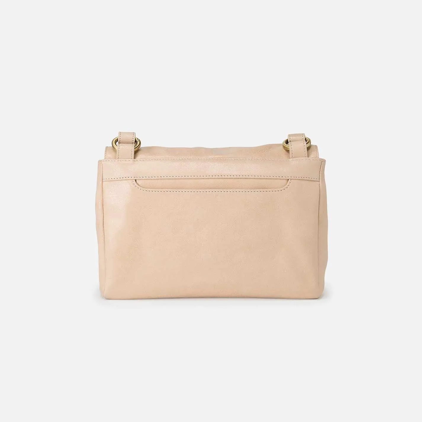 Quince Flap Crossbody in Buffed Leather - Frosted Pearl sold by HOBO product image thumbnail 2