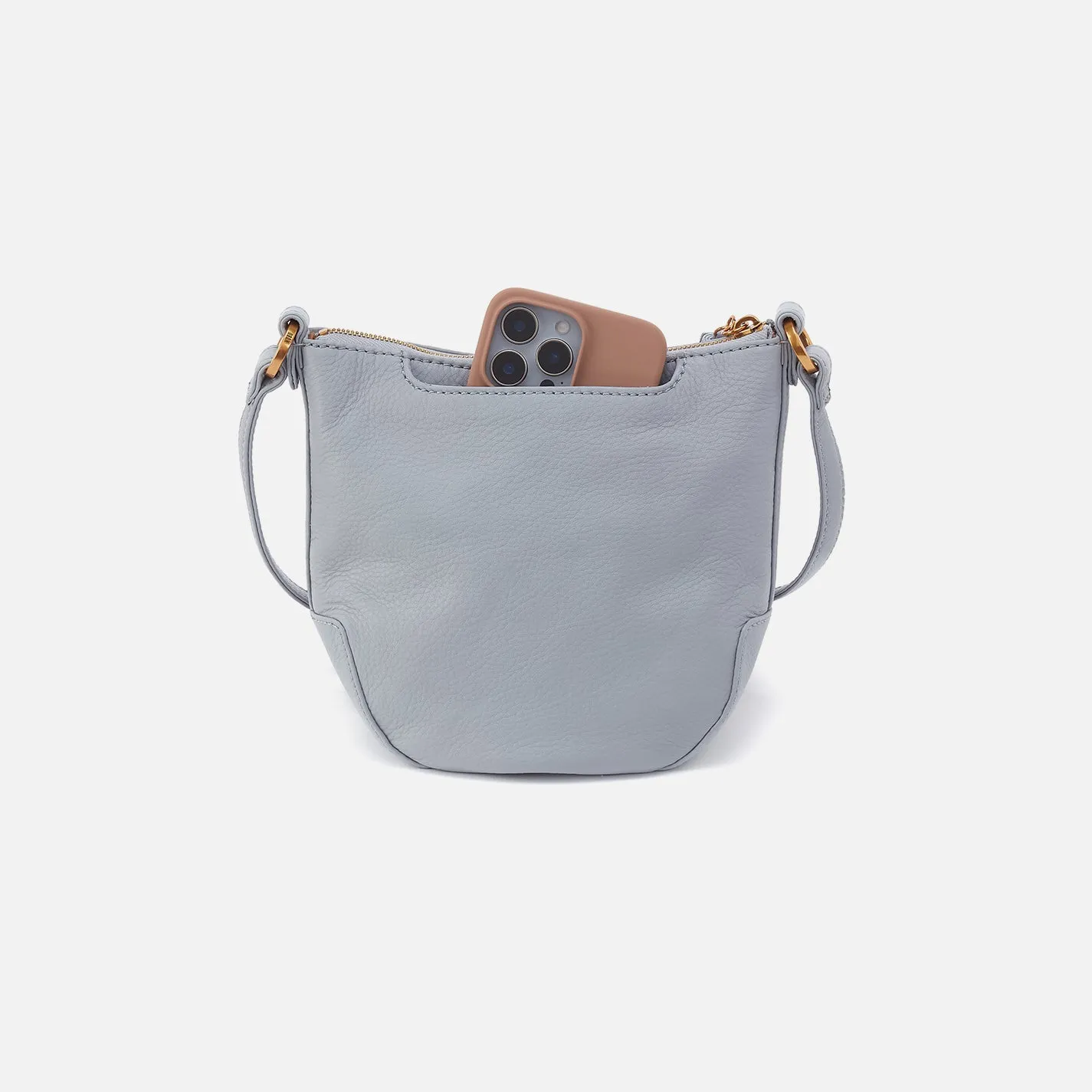 Lexi Crossbody in Pebbled Leather - Indigo Cloud sold by HOBO product image thumbnail 5