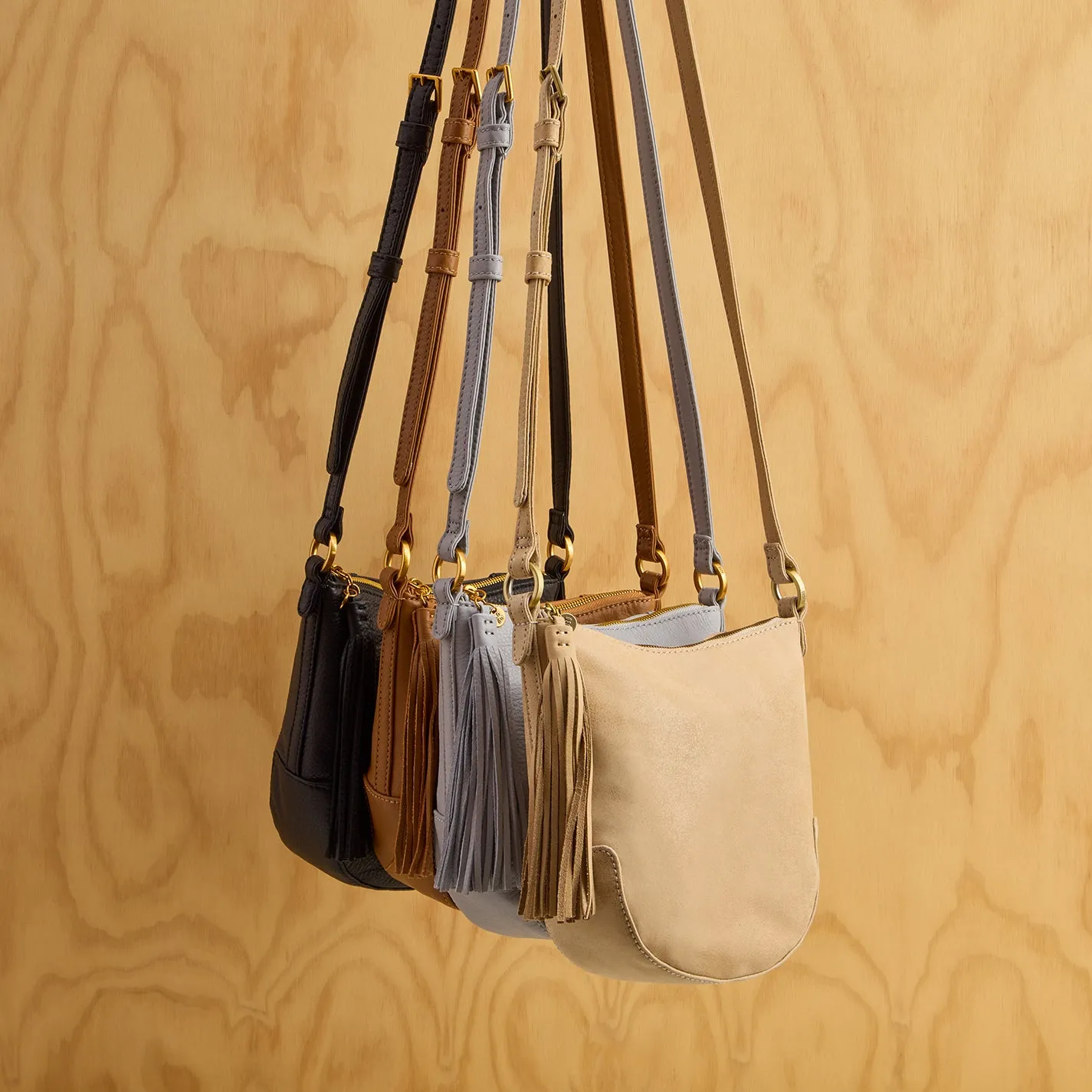 Lexi Crossbody in Pebbled Leather - Indigo Cloud sold by HOBO product image thumbnail 2