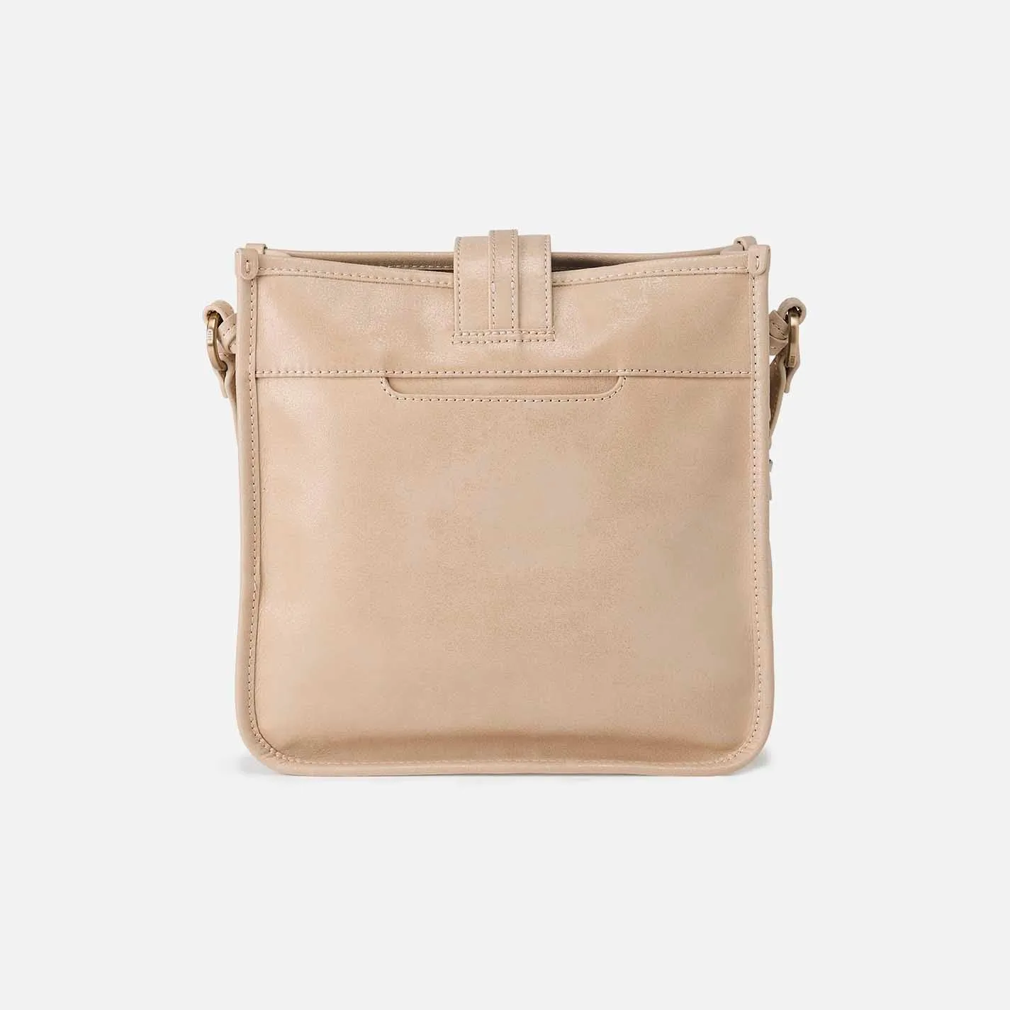 Expedition Medium Crossbody in Buffed Leather - Frosted Pearl sold by HOBO product image thumbnail 2