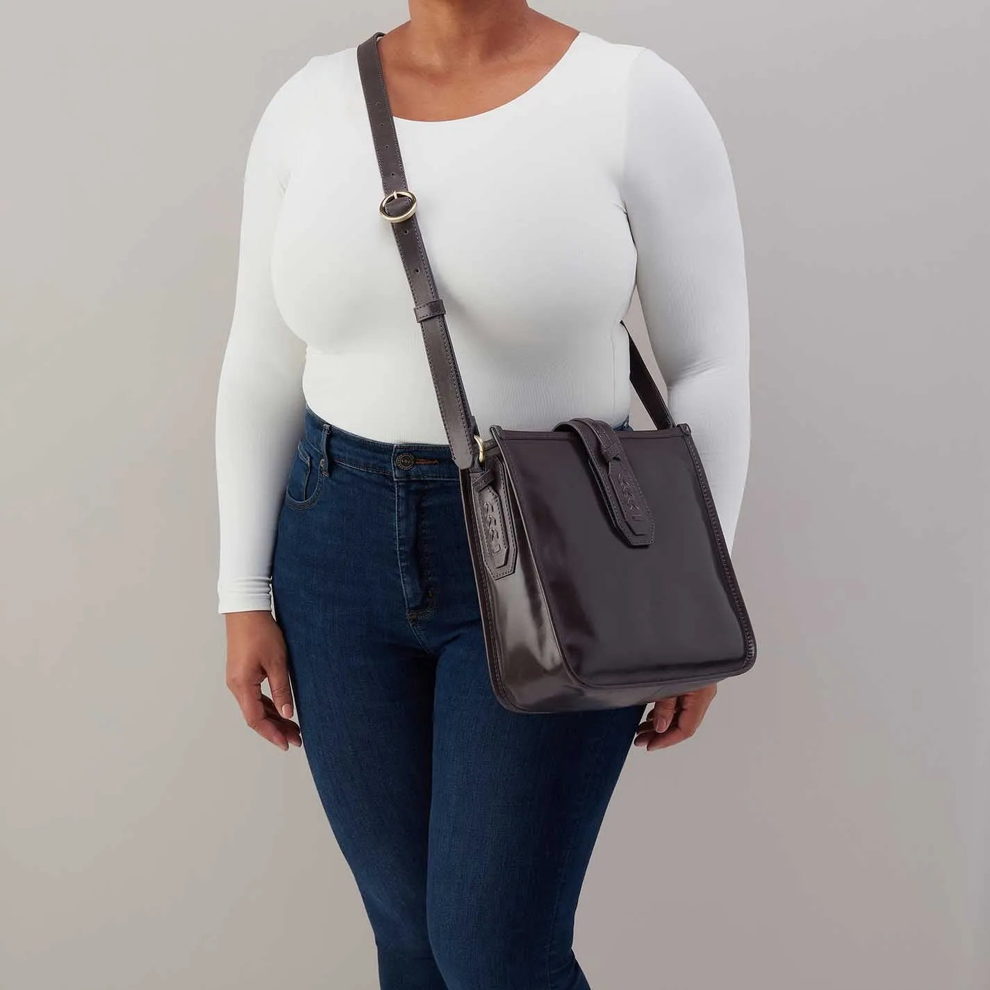 Expedition Medium Crossbody in Patina Leather - Flintrock sold by HOBO product image thumbnail 2