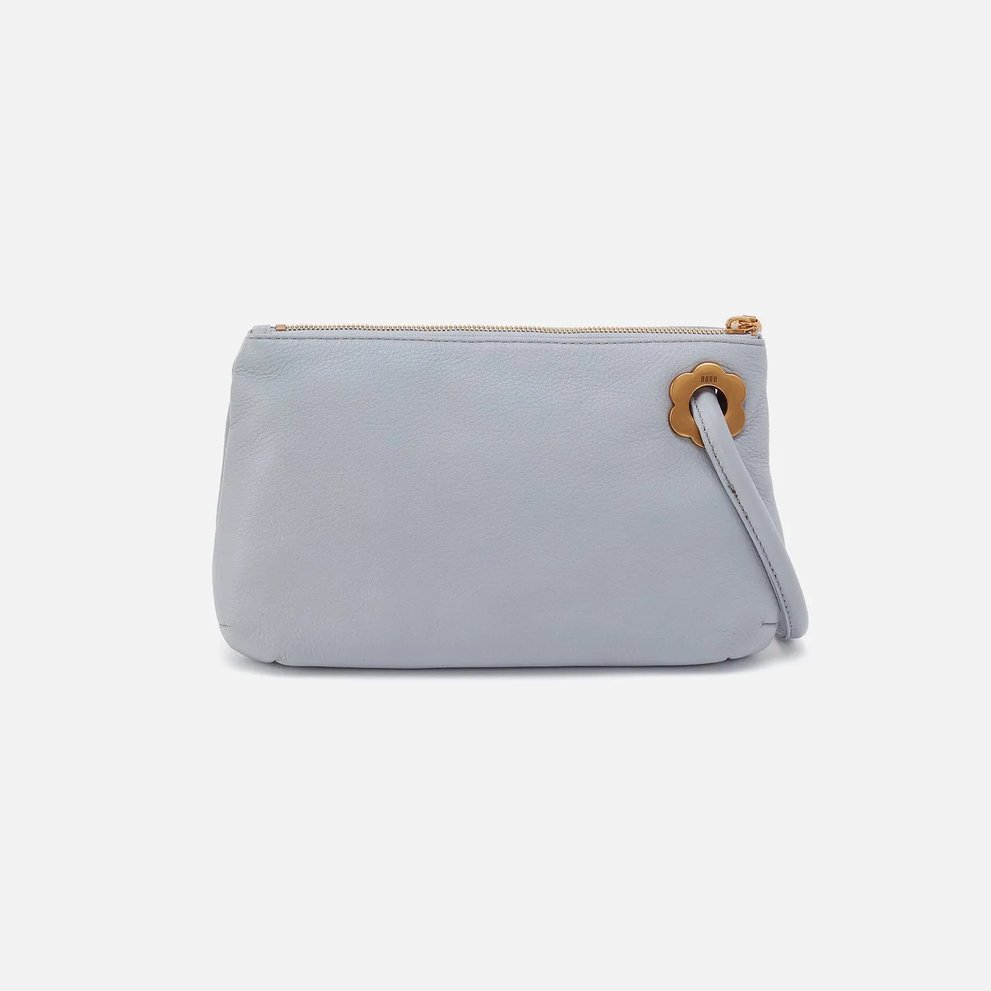 Daisy Daze Large Wristlet in Pebbled Leather - Indigo Cloud sold by HOBO product image thumbnail 5