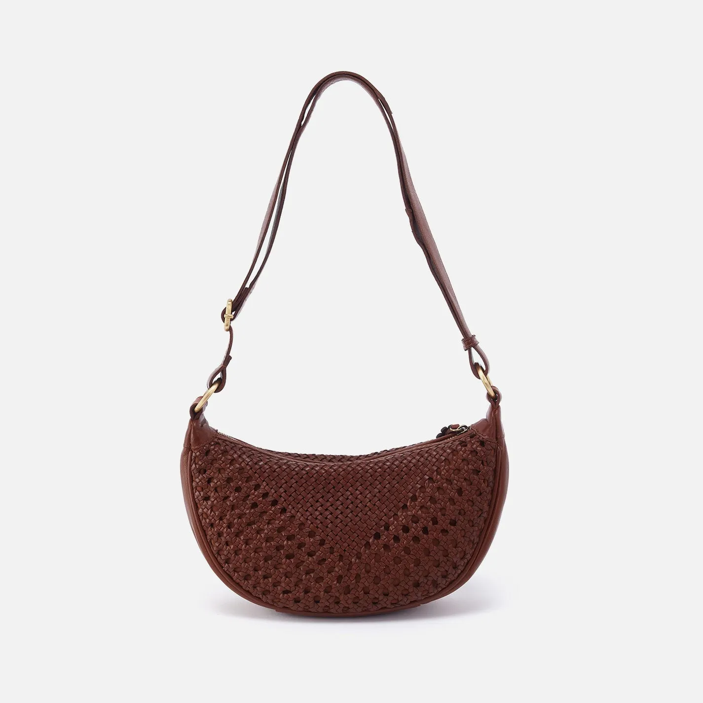 Hazel Sling In Woven Leather - Chestnut sold by HOBO product image thumbnail 5