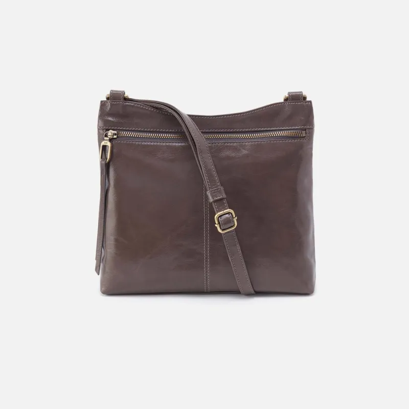 Cambel Crossbody in Polished Leather - Hearthstone made by HOBO