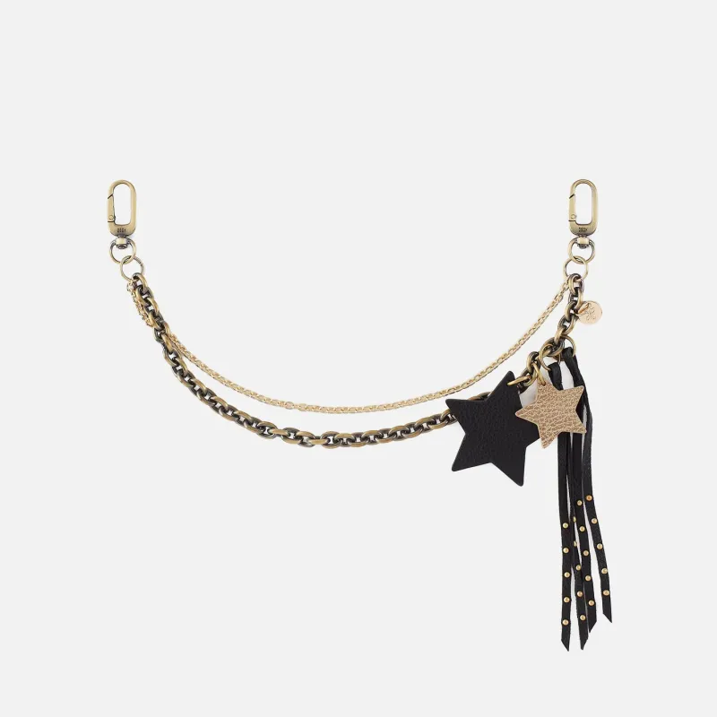 Stardust Bag Swag in Pebbled Leather - Black sold by HOBO