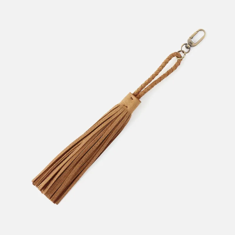 Ziggy Tassel Swag In Buffed Leather - Whiskey sold by HOBO