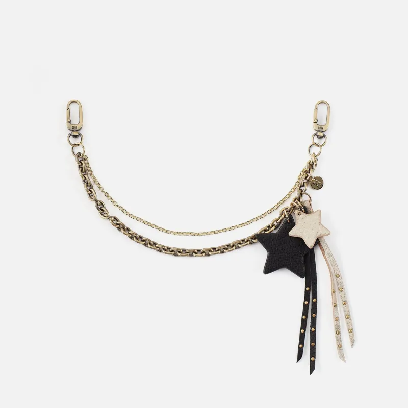 Stardust Bag Swag In Pebbled Leather - Black sold by HOBO