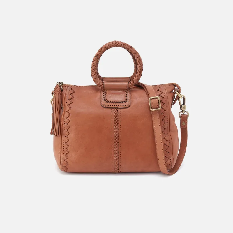 Sheila Medium Satchel In Washed Leather - Harvest Wheat sold by HOBO