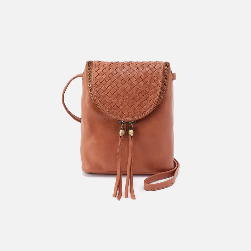 Fern Crossbody In Washed Leather - Harvest Wheat sold by HOBO