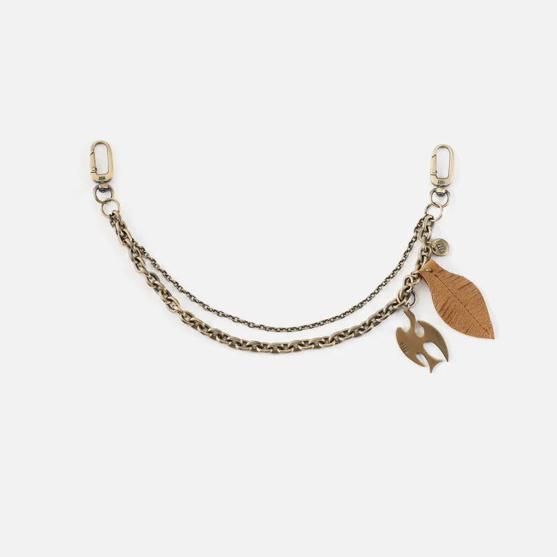 Dove Bag Swag In Buffed Leather - Whiskey sold by HOBO