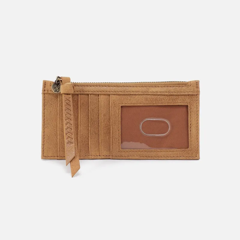 Carte Card Case In Buffed Leather - Whiskey sold by HOBO