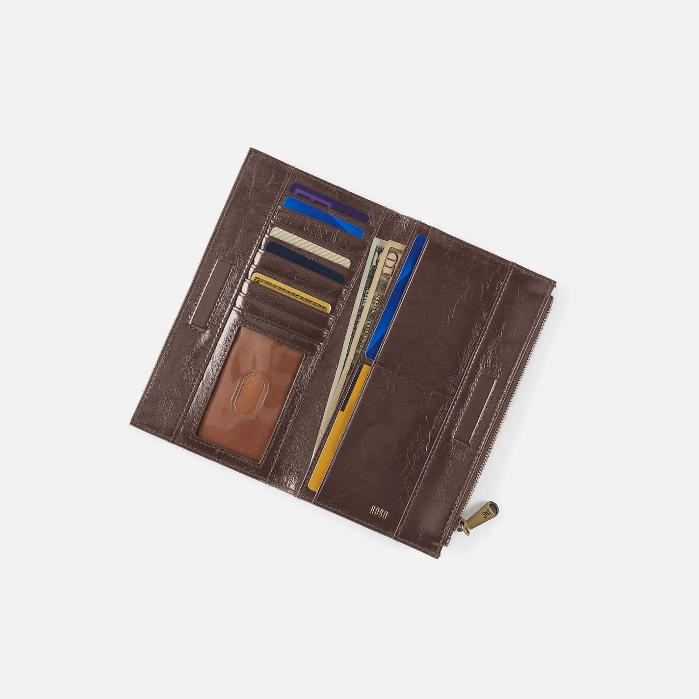 Jill Large Bifold Wallet in Polished Leather - Hearthstone sold by HOBO product image thumbnail 2