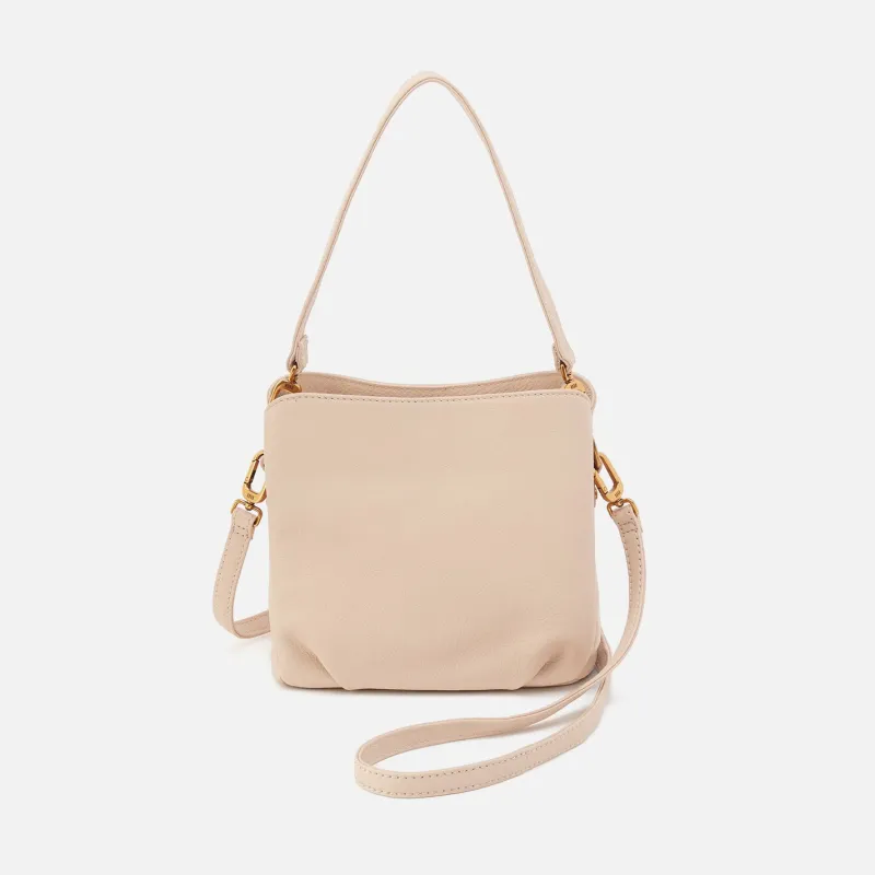 Starr Convertible Shoulder Bag In Pebbled Leather - Stonewash made by HOBO