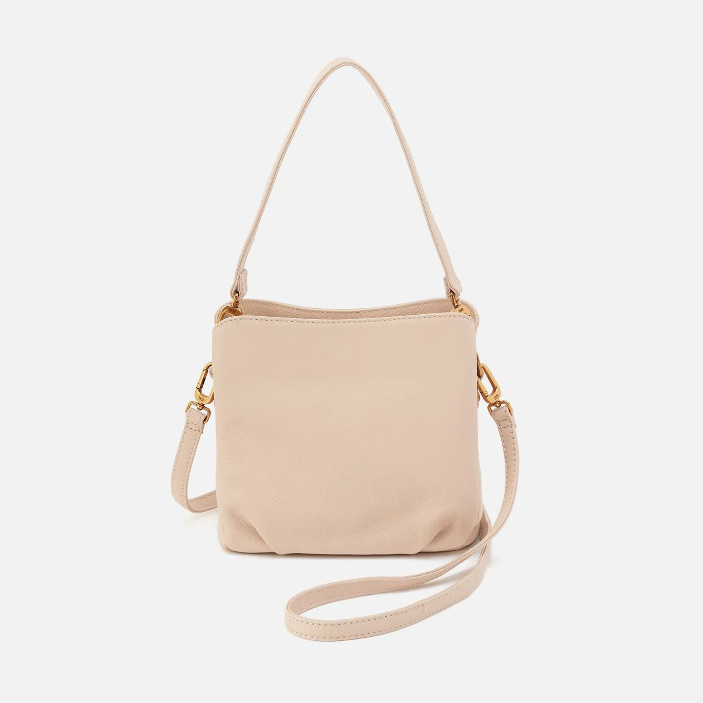 Starr Convertible Shoulder Bag In Pebbled Leather - Stonewash sold by HOBO