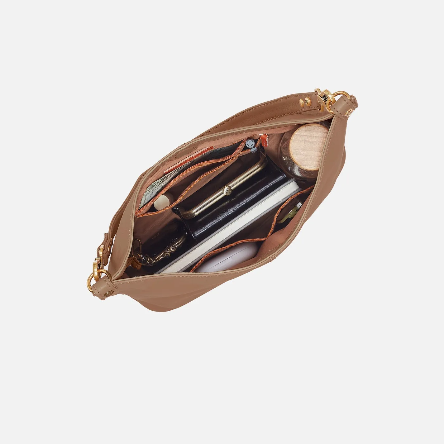 Pier Shoulder Bag In Pebbled Leather - Timber Brown sold by HOBO product image thumbnail 3