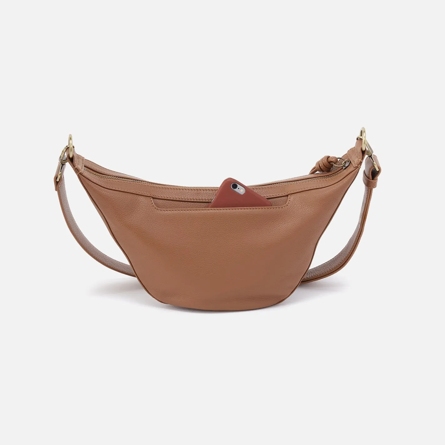 Carmen Sling In Pebbled Leather - Brown Sugar sold by HOBO product image thumbnail 5