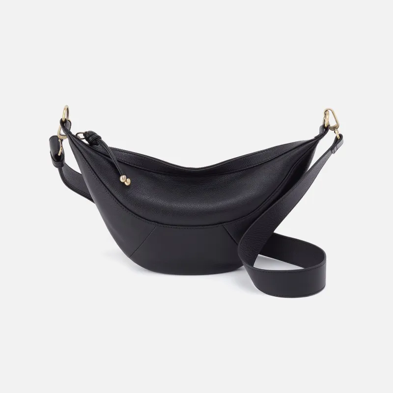 Carmen Sling In Pebbled Leather - Black sold by HOBO