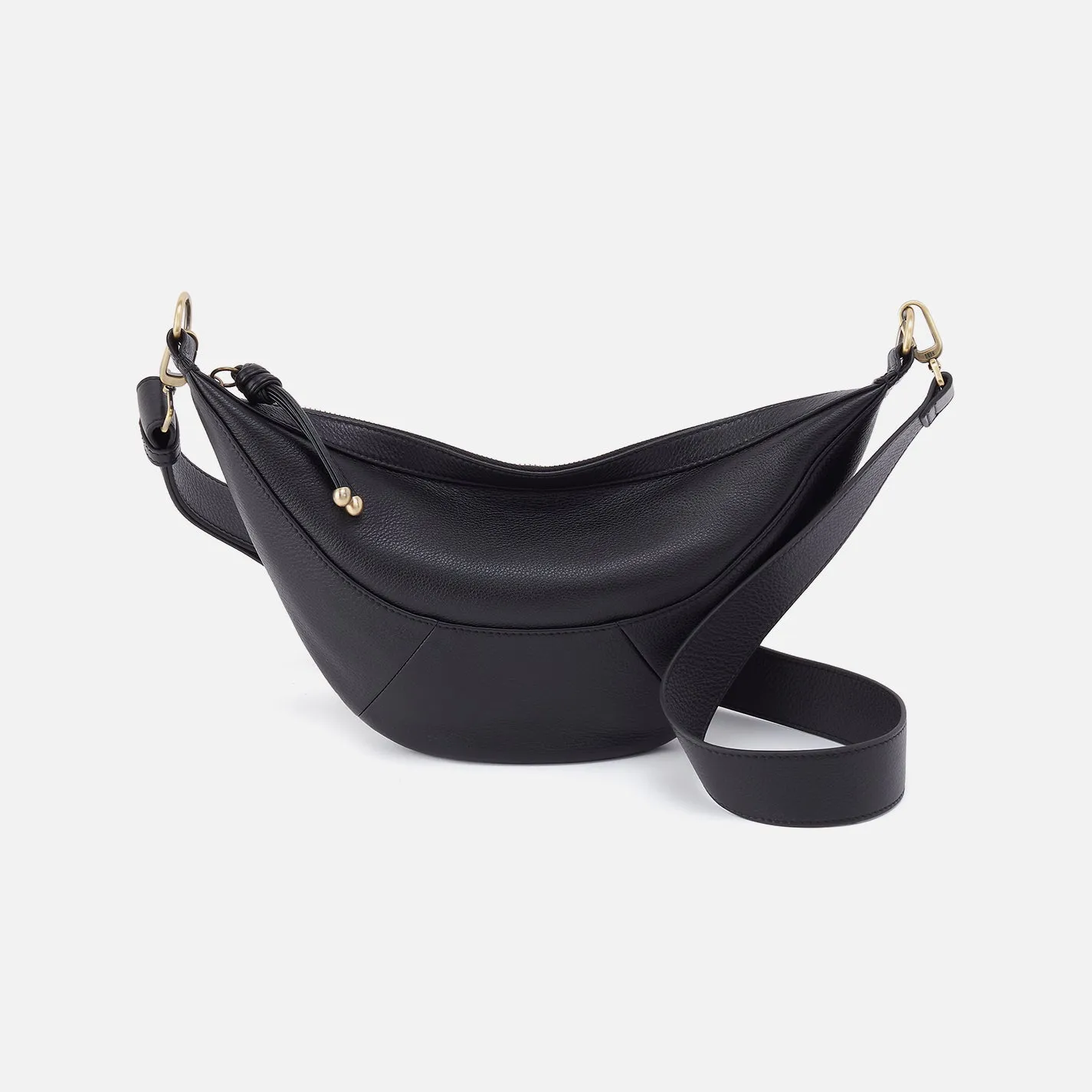 Carmen Sling In Pebbled Leather - Black sold by HOBO