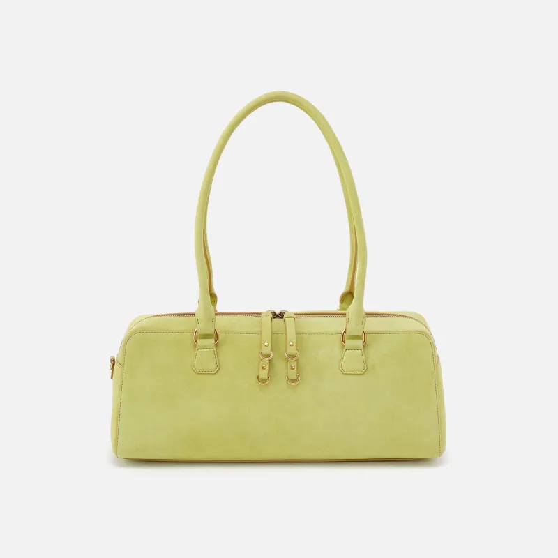 Sadie Satchel in Suede Leather - Limelight made by HOBO