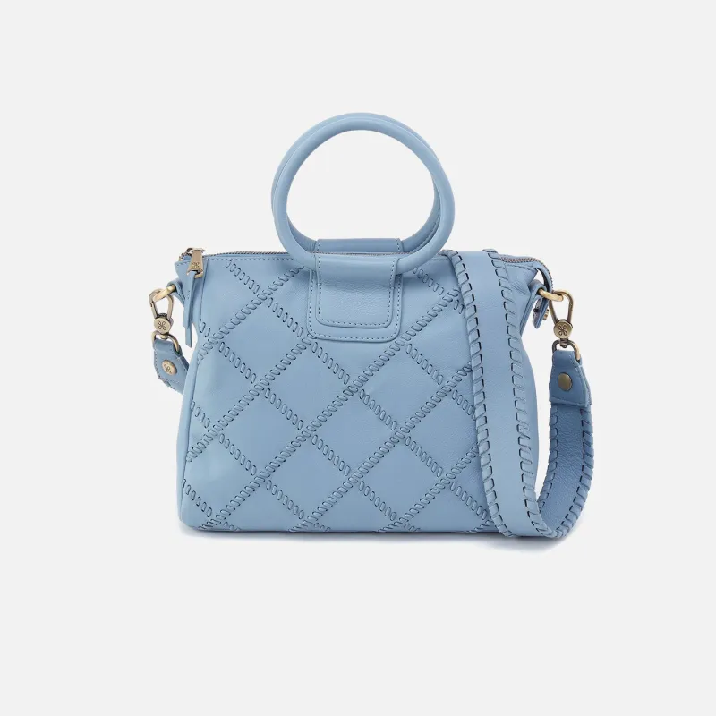 Sheila Medium Satchel In Cloud Leather - Bluebell made by HOBO