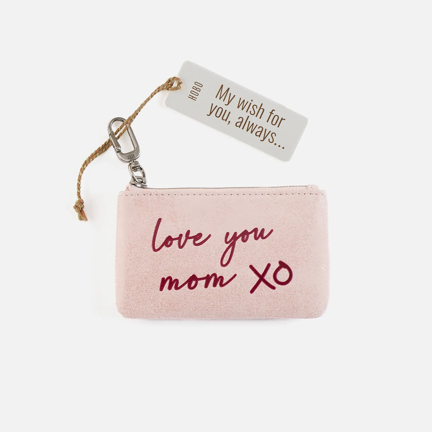 Sentiment Pouch In Buffed Leather - Blossom sold by HOBO