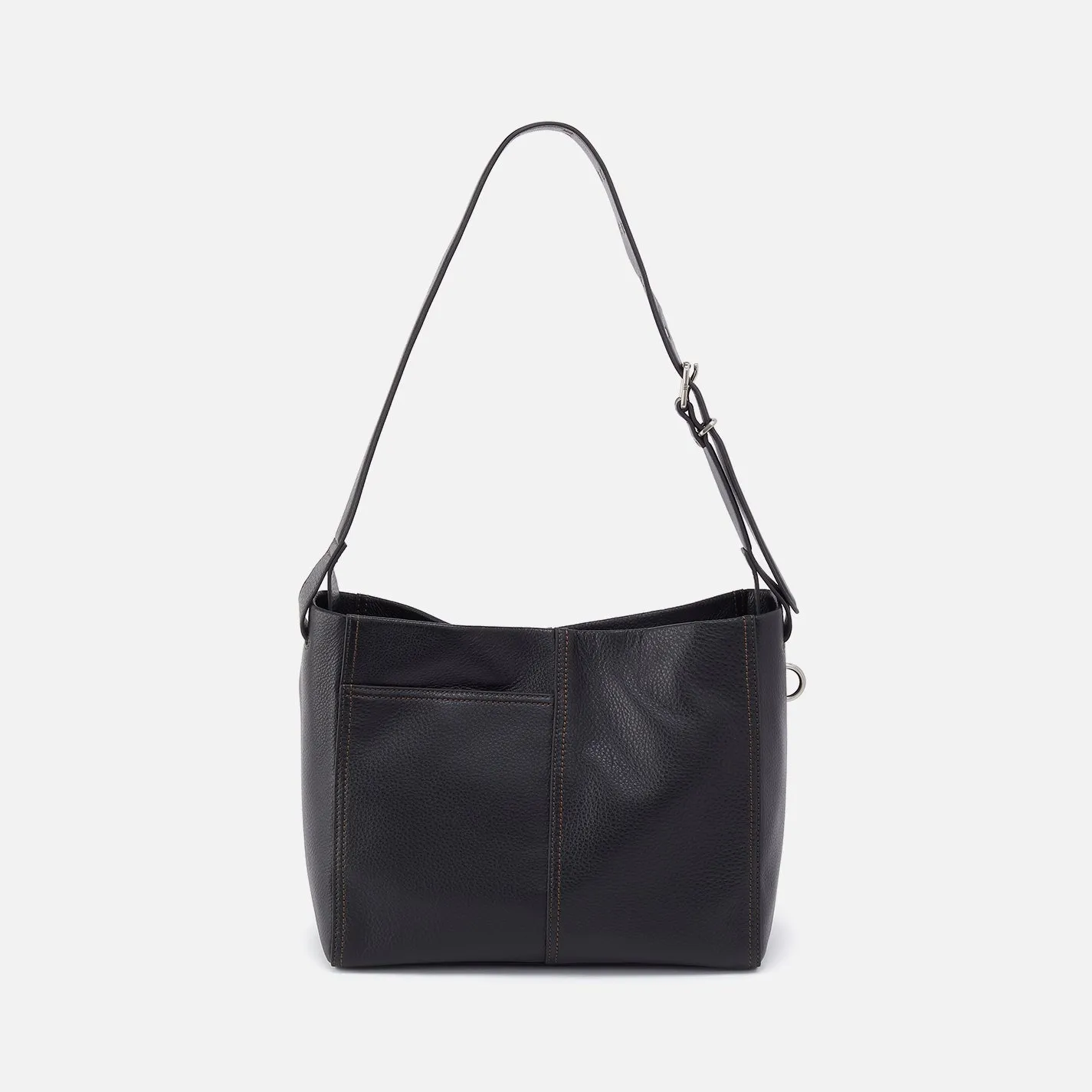Render Shoulder Bag In Pebbled Leather - Black sold by HOBO
