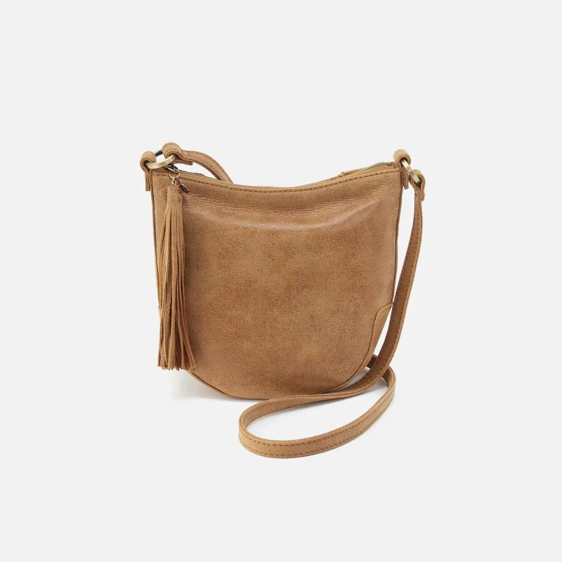Lexi Crossbody In Buffed Leather - Whiskey made by HOBO