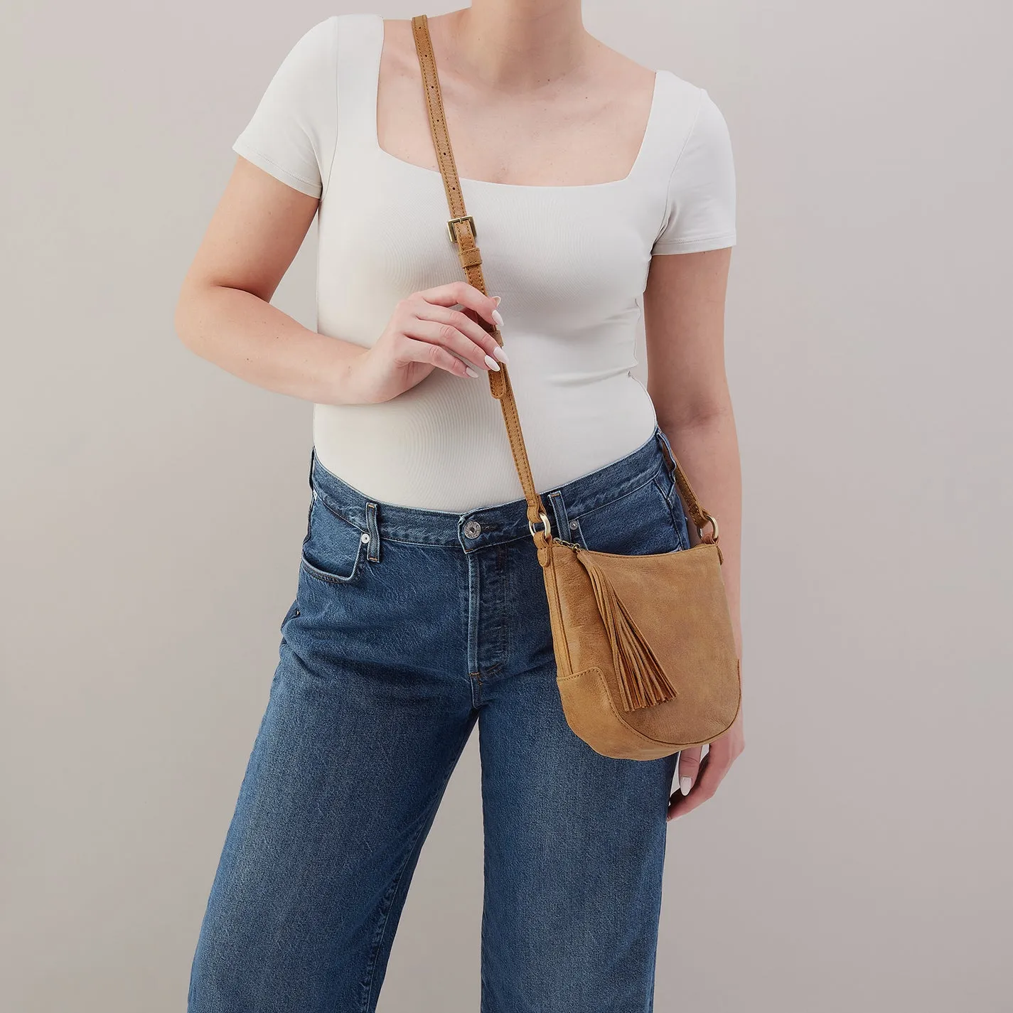 Lexi Crossbody In Buffed Leather - Whiskey sold by HOBO product image thumbnail 2