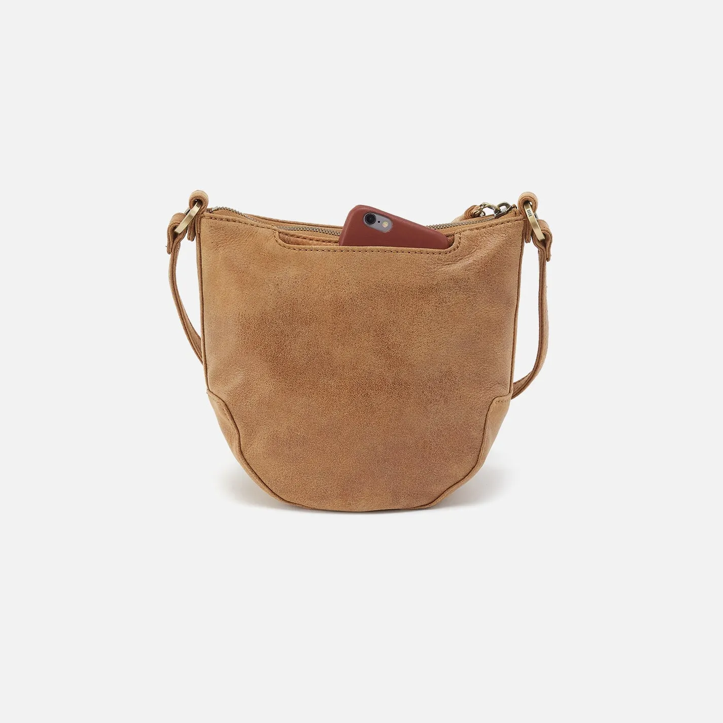 Lexi Crossbody In Buffed Leather - Whiskey sold by HOBO product image thumbnail 4