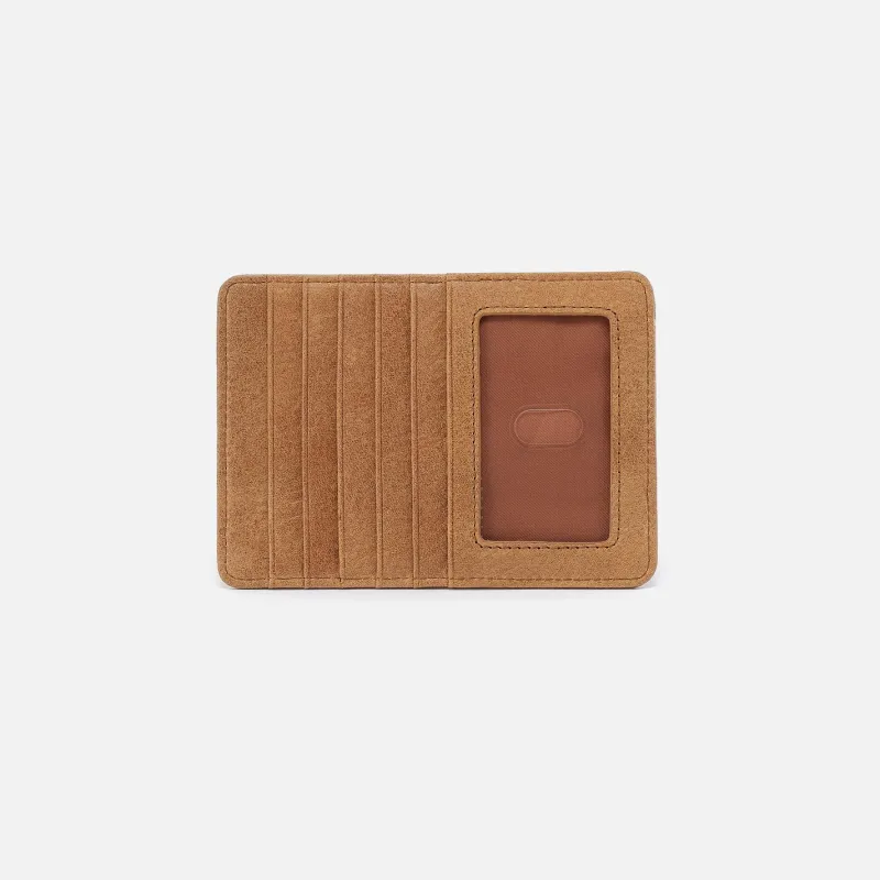 Euro Slide Card Case In Buffed Leather - Whiskey made by HOBO