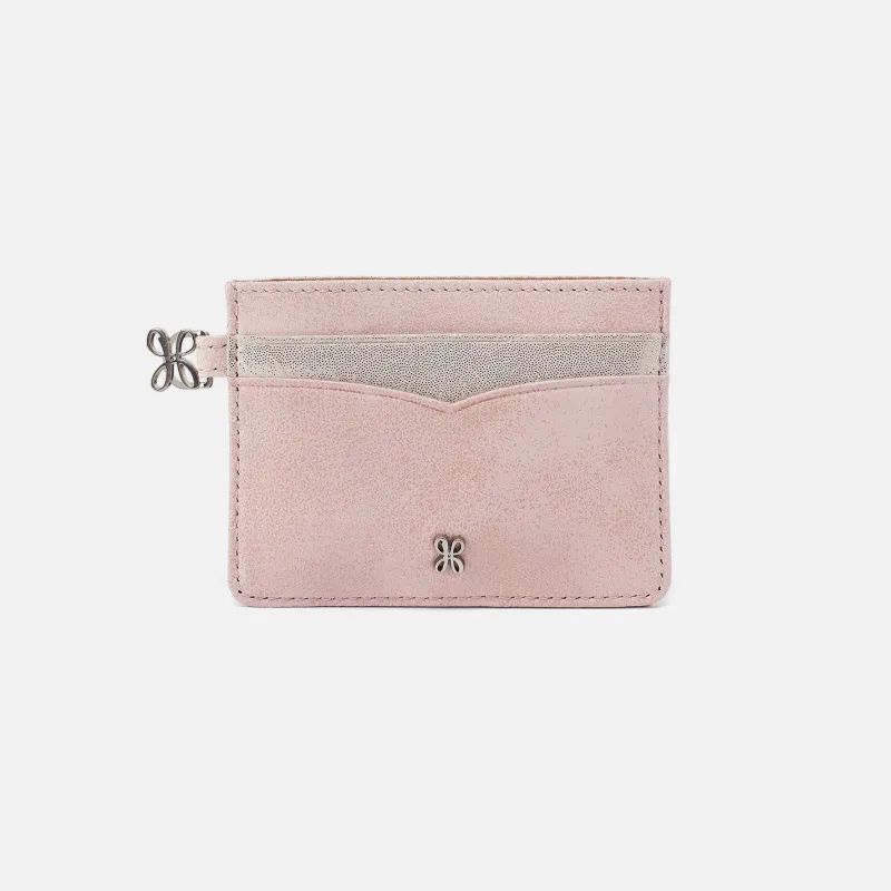 Charmed Card Case In Buffed Leather - Blossom made by HOBO