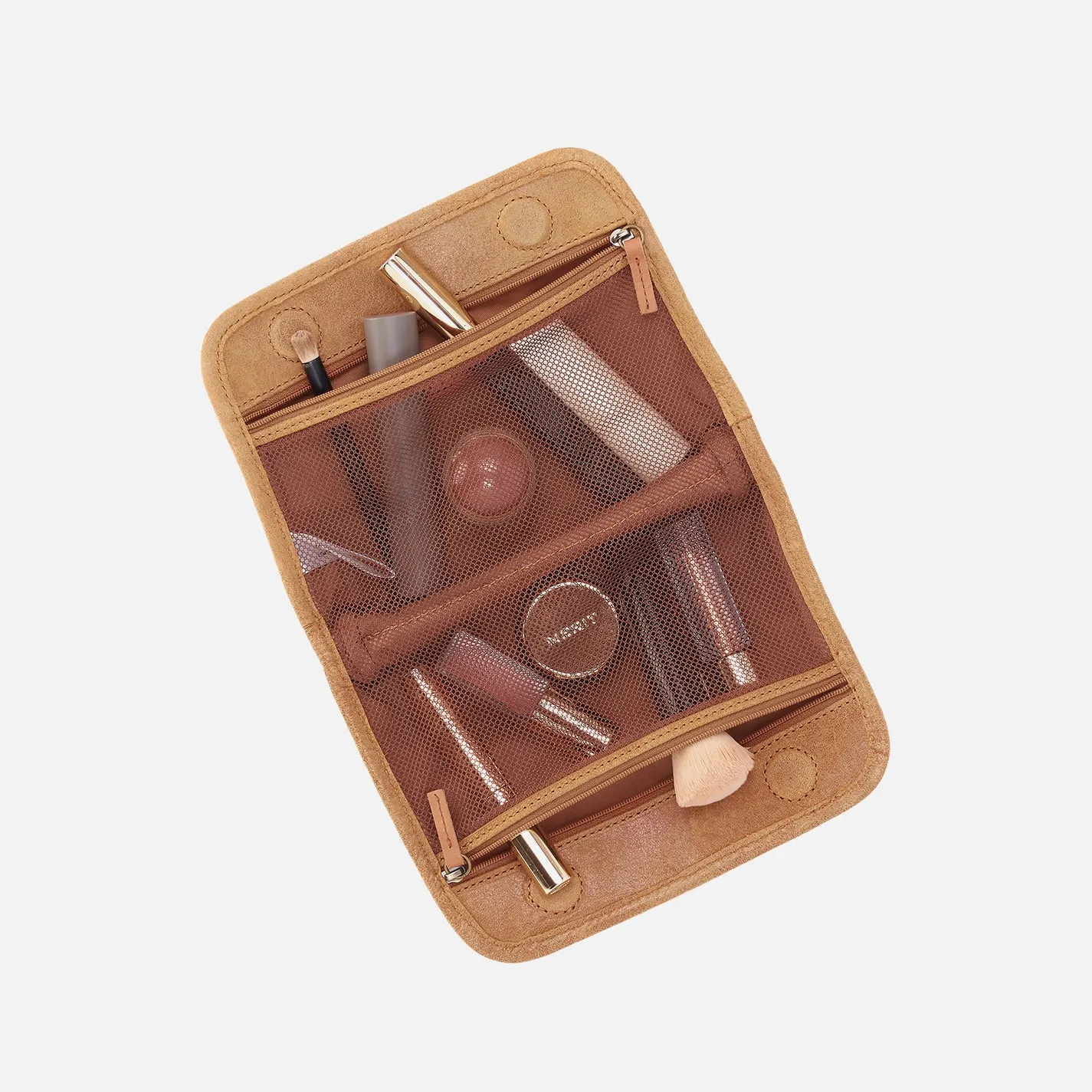 Beauty Cosmetic Pouch In Woven Straw - Meadow Woven Straw sold by HOBO product image thumbnail 2