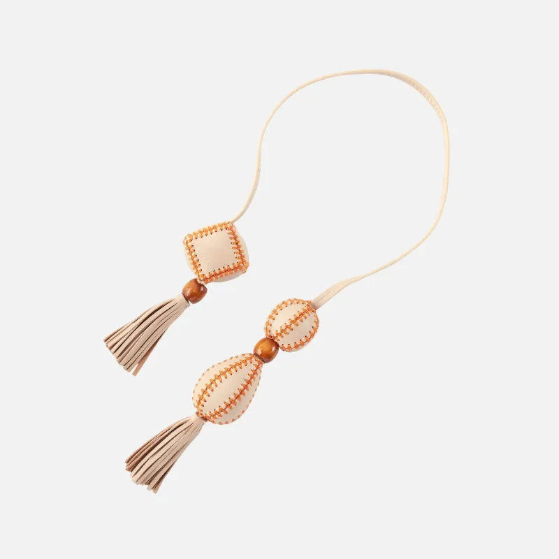 Oregon Chandelier Charm in Pebbled Leather - Stonewash made by HOBO