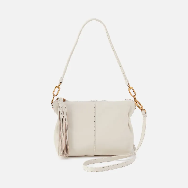 Kori Crossbody Shoulder in Pebbled Leather - Coastal Cloud made by HOBO