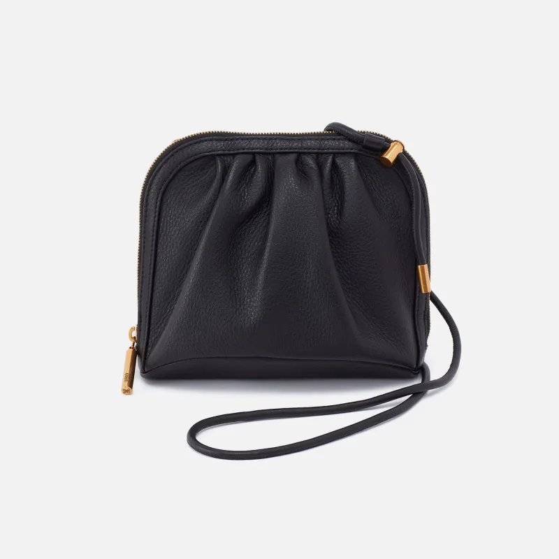 Isabelle Crossbody in Pebbled Leather - Black made by HOBO