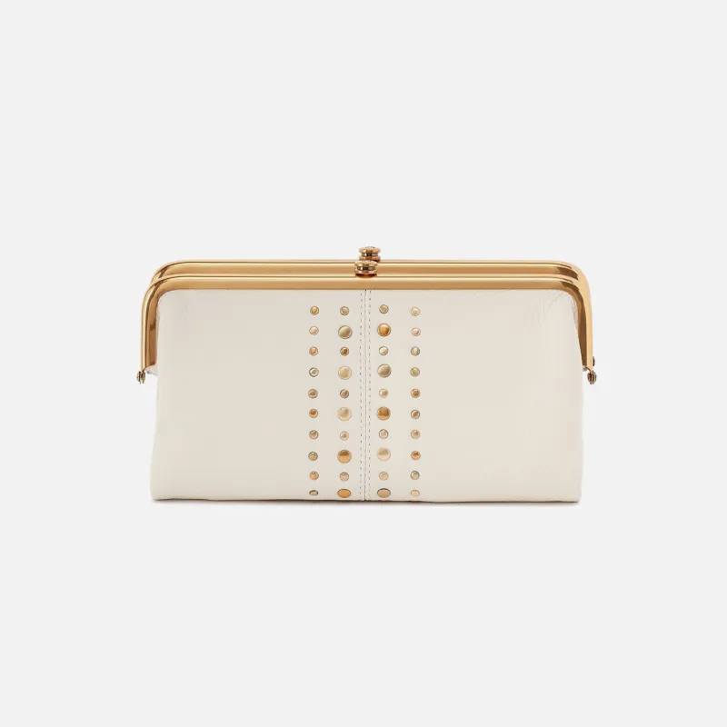 Lauren Clutch-Wallet in Pebbled Leather - Coastal Cloud made by HOBO