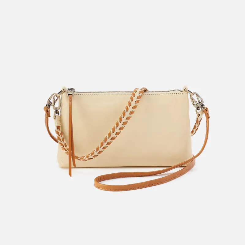 Darcy Crossbody in Polished Leather - Butter Yellow made by HOBO