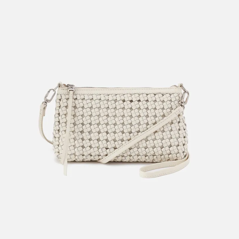 Darcy Crossbody in Woven Leather - Whitecap made by HOBO