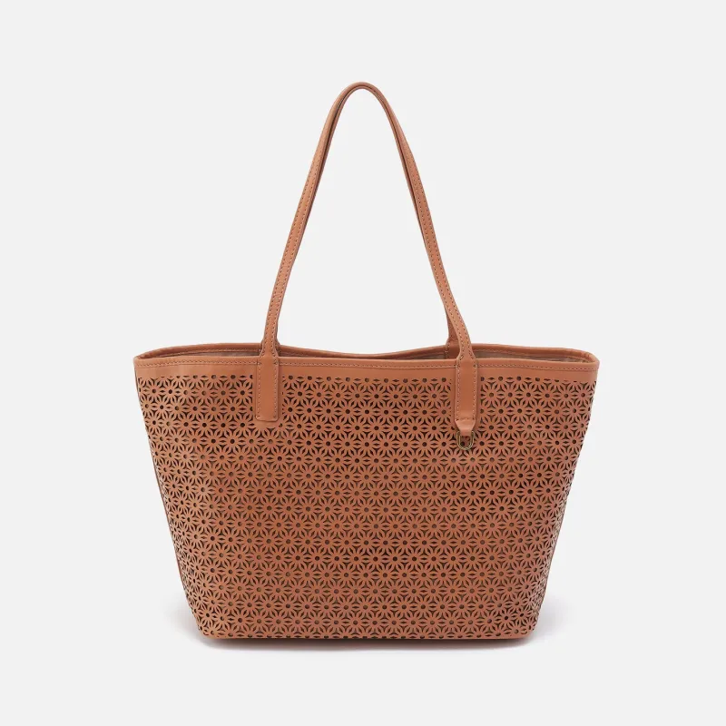 All That Tote in Sun-Perf Leather - Canyon Petal made by HOBO