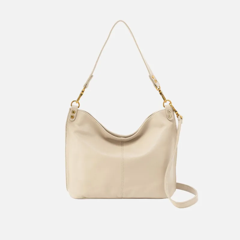 Pier Shoulder Bag In Pebbled Leather - Birch made by HOBO